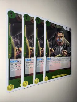 OP10-103 Capone"Gang"Bege X4 Playset Rare English One Piece TCG Card Royal Blood - Image 2