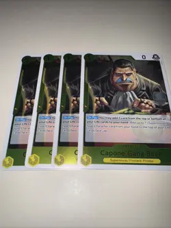 OP10-103 Capone"Gang"Bege X4 Playset Rare English One Piece TCG Card Royal Blood - Image 4