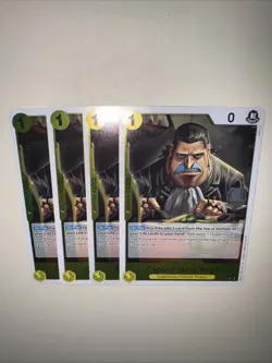 OP10-103 Capone"Gang"Bege X4 Playset Rare English One Piece TCG Card Royal Blood - Image 5