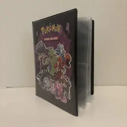 2010 Ultra Pro Pokemon TCG Card 4-Pocket Mini Binder [Purple and Black] - Image 2