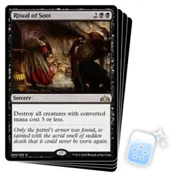 RITUAL OF SOOT X4 Guilds Of Ravnica GRN Magic MTG MINT CARD - Image 1