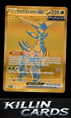 Iron Leaves ex 176/131 Pokemon Hyper Rare SV: Prismatic Evolutions Card NM - Image 1