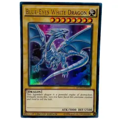 YUGIOh Blue-Eyes White Dragon MVP1-ENSV4 Ultra Rare Card Limited Edition Card LP - Image 1