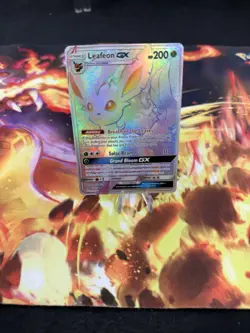 Leafeon GX - 157/156 - Pokemon Ultra Prism Sun & Moon Secret Rare Card NM - Image 1