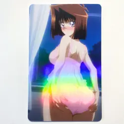 Yu-Gi-Oh! Tea Gardner Sexy Doujin Waifu Girl Lewd Anime Art Goddess Card - Image 1