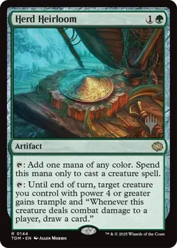 Herd Heirloom Tarkir: Dragonstorm Promos - Near Mint Foil - Image 1