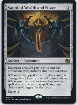 Sword of Wealth and Power [Thunder Junction] (OTJ) [Big Score] (BIG) [Magic] 026 - Image 1