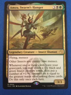 Amzu, Swarm's Hunger Ravnica: Clue Edition - NM - Image 1