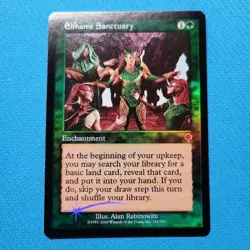 MTG Magic the Gathering Elfhame Sanctuary 185/350 Foil English - Image 1