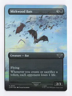 Mirkwood Bats (Borderless) (Foil) 0421 (C) MTG The Lord of the Rings (LTR) (EN) - Image 1