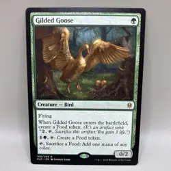MTG RARE Gilded Goose #160/269 - Throne Of Eldraine 2019 - NM - Image 1