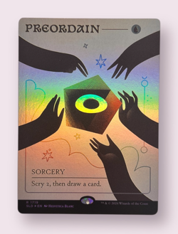 MTG Preordain (1719) (Rainbow Foil) | Secret Lair Drop Series NM - Image 1