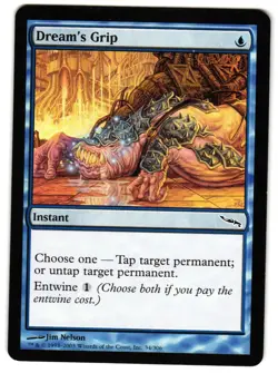 Magic_the_gathering Mirrodin Dream's Grip #34 2003,MTG,LP Common - Image 1