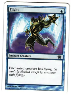 Magic_the_gathering 8th Edition Flight #80 2003,MTG,LP Common - Image 1