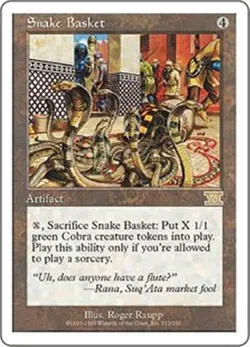 MTG - SNAKE BASKET - Sixth Edition (R) - Image 1