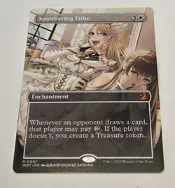 [1x] Smothering Tithe - Anime Borderless - Near Mint - English - Wilds of Eldrai - Image 1