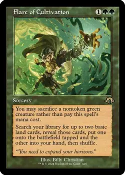 MTG Flare of Cultivation (Retro Frame) MH3 Rare Foil #425 - Image 1