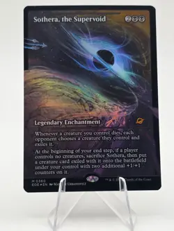 MTG Edge of Eternities Sothera the Supervoid Showcase Borderless Foil #360 NM - Image 1