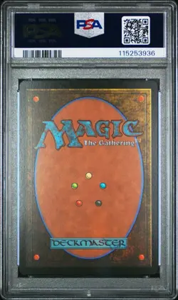 2025 MTG Magic The Gathering SpongeBob Secret Lair Mountain Foil #1942 PSA 8 - Image 2