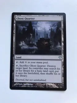 Ghost Quarter MTG Magic the Gathering Card NM Near Mint Modern Event Deck 2014 - Image 1