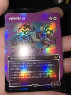 Bulwark Ox (Borderless) FOIL #333 Rare Showcase MTG Aetherdrift (DFT) - NM B1P4 - Image 1