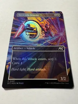 Spotcycle Scouter (Borderless) Aetherdrift Foil - Image 1