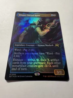 Winter Cursed Rider (Borderless) Aetherdrift Foil - Image 1