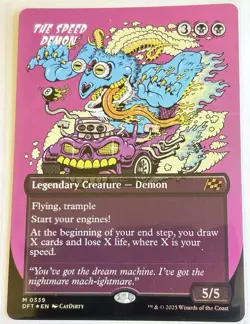 The Speed Demon (Borderless) Aetherdrift Foil - Image 1