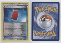 Red Card Reverse Foil Pokemon XY Base Set #124 n1u - Image 3