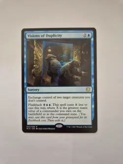 033/038 VISIONS OF DUPLICITY RARE INNISTRAD: MIDNIGHT HUNT COMMANDER MTG CARD - Image 1