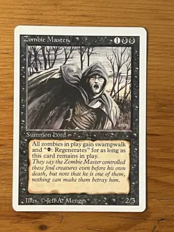 MTG - Magic the Gathering - Zombie Master - Revised - Image 1