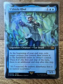 Magic MTG Final Fantasy - Y'shtola Rhul EXTENDED ART FOIL M 443 - Image 1