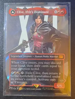 MTG, Final Fantasy: Clive, Ifrit's Dominant (Borderless) (Surge Foil) #0530 - Image 1