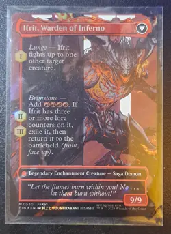 MTG, Final Fantasy: Clive, Ifrit's Dominant (Borderless) (Surge Foil) #0530 - Image 2