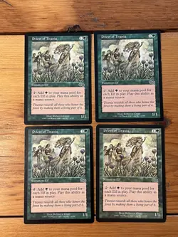 MTG - Magic the Gathering - 4x Priest of Titania x4 - Urza’s Saga - Image 1