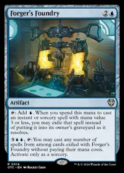 Forger's Foundry [Outlaws of Thunder Junction Commander] Near Mint MTG - Image 1