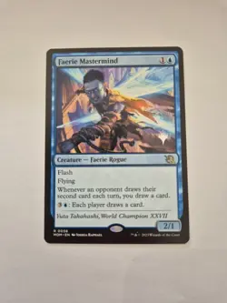 [MTG][MAGIC] Faerie Mastermind [Promo] - MOM [NM] - Image 1