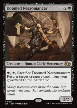 Doomed Necromancer [Foundations Jumpstart] Near Mint MTG - Image 1