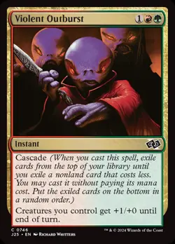 Violent Outburst [Foundations Jumpstart] Near Mint MTG - Image 1