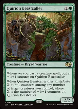 Quirion Beastcaller [Foundations Jumpstart] Near Mint MTG - Image 1
