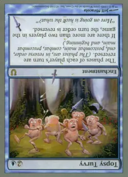 Topsy Turvy - Light Play MTG Unhinged - Image 1