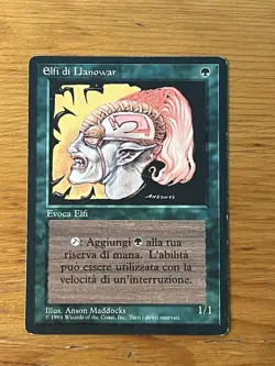 MTG - Magic the Gathering - Llanowar Elves - Foreign FBB - Italian - Image 1