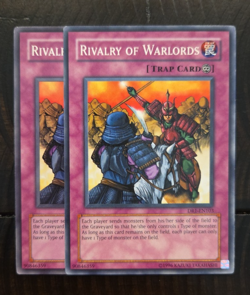 Yugioh Trap Rivalry of Warlords DR1-EN103 Common Unlim LP x2 Card Set - Image 1