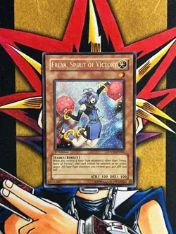 STON-EN064 Freya, Spirit Of Victory Secret Rare 1st Edition VLP Yugioh Card - Image 1