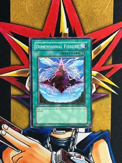 CP08-EN004 Dimensional Fissure Super Rare UNL Edition LP Yugioh Card - Image 1