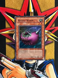 TP5-EN005 Needle Worm Super Rare UNL Edition VLP Yugioh Card - Image 1