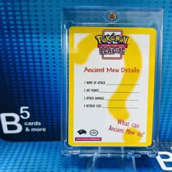 2000 ANCIENT MEW DETAILS INSERT CARD - Pokemon Card Promo - Image 2