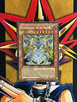 STON-EN061 Neo-Parshath, The Sky Paladin Secret Rare UNL Edition VLP Yugioh Card - Image 1