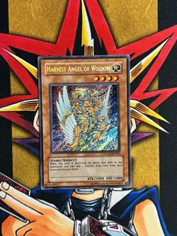 STON-EN063 Harvest Angel Of Wisdom Secret Rare UNL Edition VLP Yugioh Card - Image 1