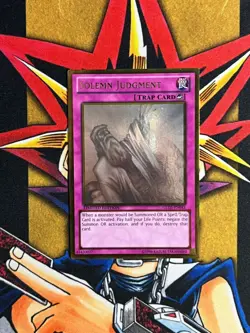 GLD5-EN045 Solemn Judgment Ghost Rare Limited Edition LP Yugioh Card - Image 1
